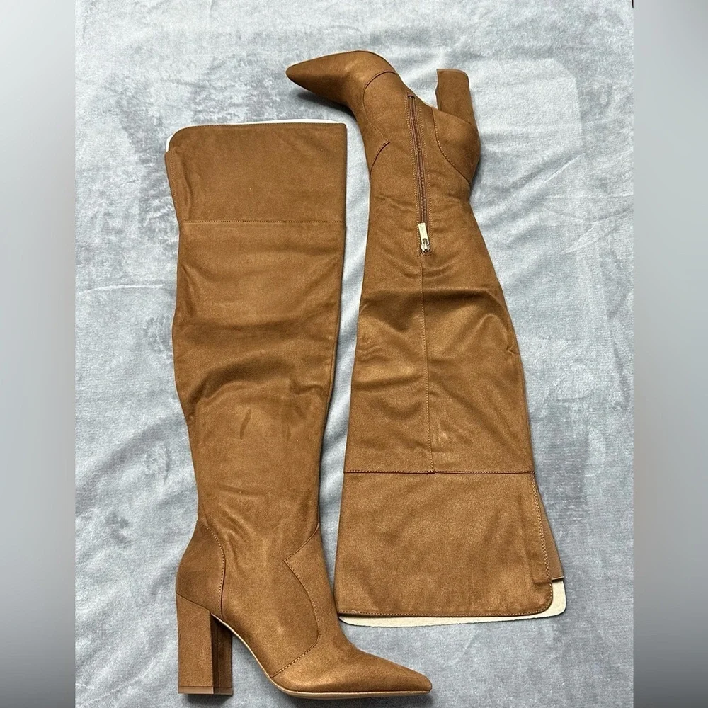 Jessica Simpson Women's Tobacco Over the Knee Boots NIB 6M “Habella”